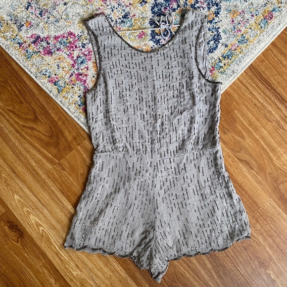 Free People Beaded Romper